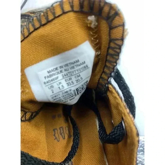 Rare CONVERSE CT OX All Star Black Metallic Bling Sneakers 640469F Youth 2 - Picture 7 of 8